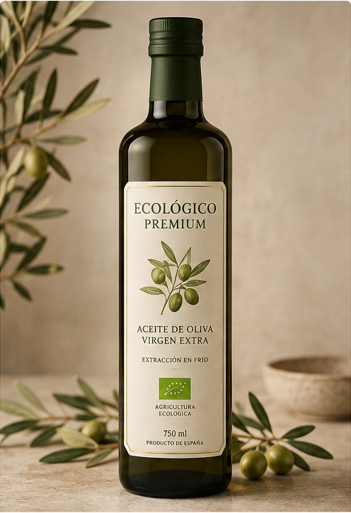 Aceite de Oliva Virgen Extra Ecológico Premium